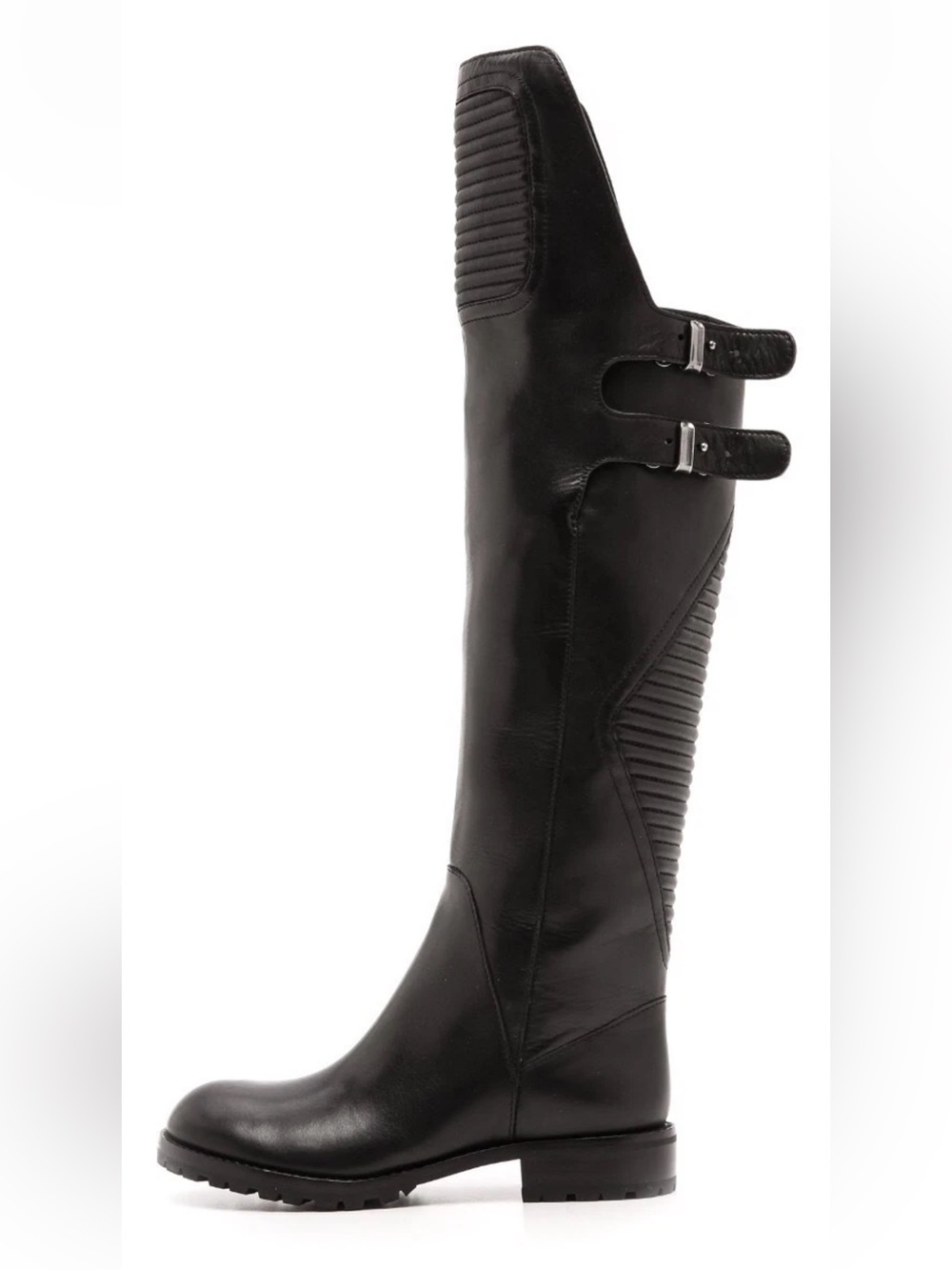 Marc by Marc Jacobs Easy Rider Over The Knee Boots Black Leather Sz 40 - Picture 3 of 16